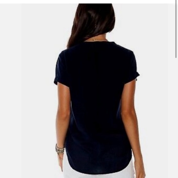Cloth & Stone Black V Neck - Picture 2 of 2